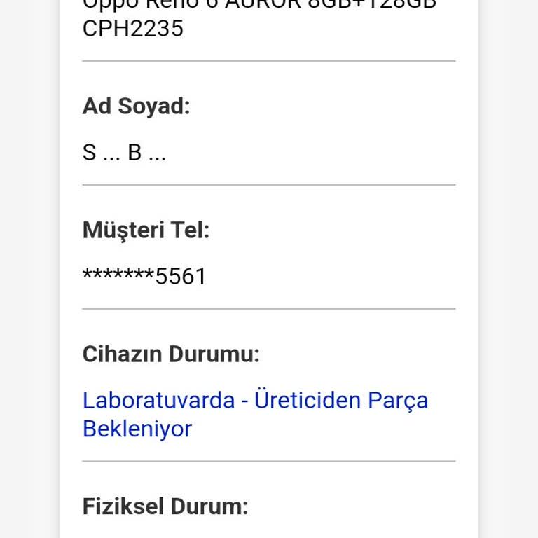 Oppo Reno 6 Batarya Sorunu Ve Yetersiz Teknik Servis