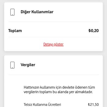 Vodafone Faturama Haksız Vergi Yansıtıldı