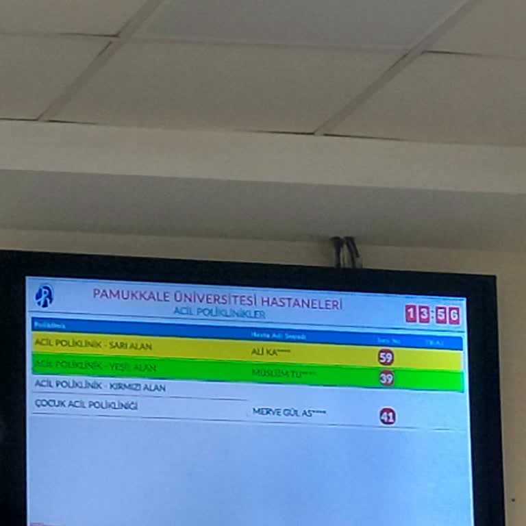 Hastanede Uzun Süreli Bekleme Sorunu