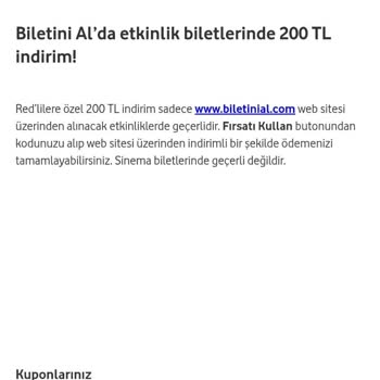 Vodafone İndirim Kuponu Hüsranı: Kullanılamayan Haklar