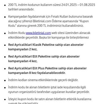 Vodafone İndirim Kuponu Hüsranı: Kullanılamayan Haklar