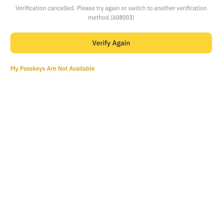 Binance to Binance TR Transfer Blocked – Can’t Complete Verification