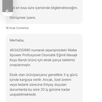 Eksik Parça Sorunu Ve Yanıltıcı Bilgilendirme