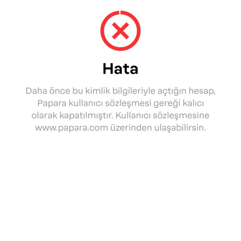 Papara Hesabımı Onaylayamıyorum!
