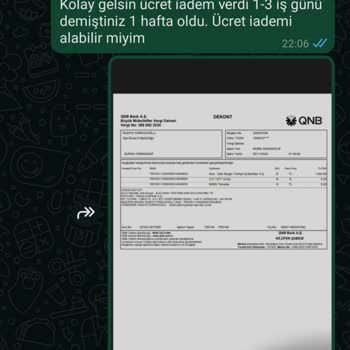 Ürün İadesi Yapılmadı, İletişim Kurulamıyor