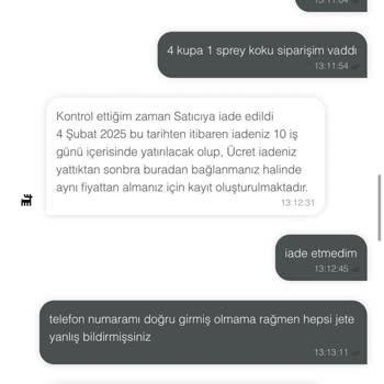 Yanlış Telefon Numarası Nedeniyle Teslim Edilemeyen Sipariş Ve Müşteri Mağduriyeti