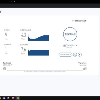 TurkNet İle Akşamları Sürekli Hız Düşüşü Sorunu
