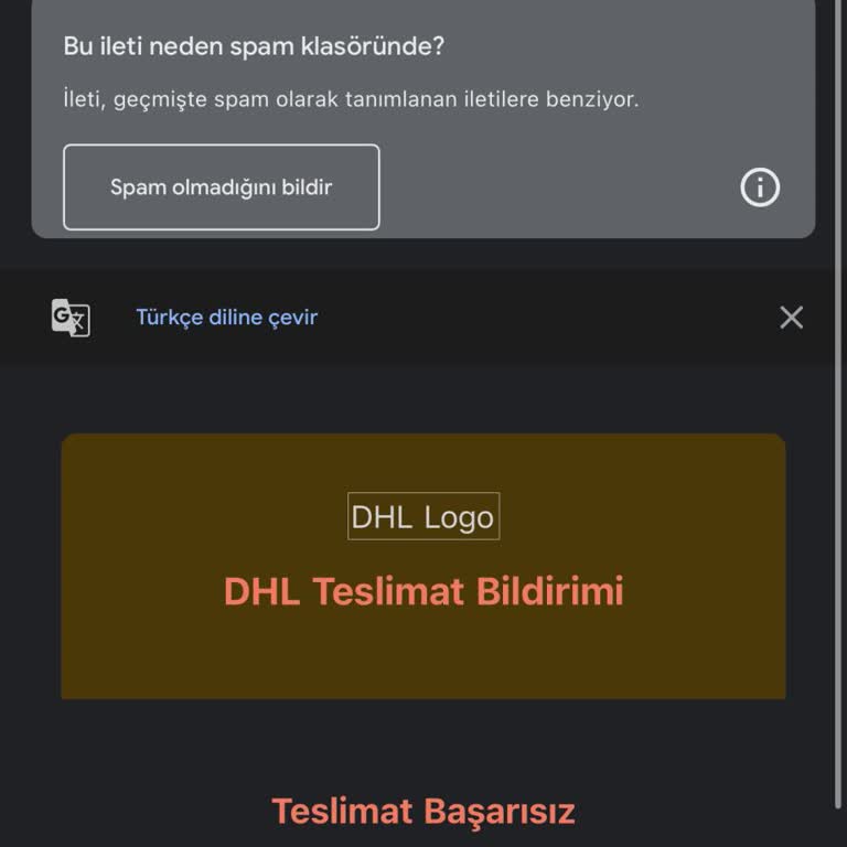 Kargo Firmaları Adına Gelen Spam Mesajlar
