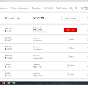 Vodafone'un Sürpriz Fatura Artışı