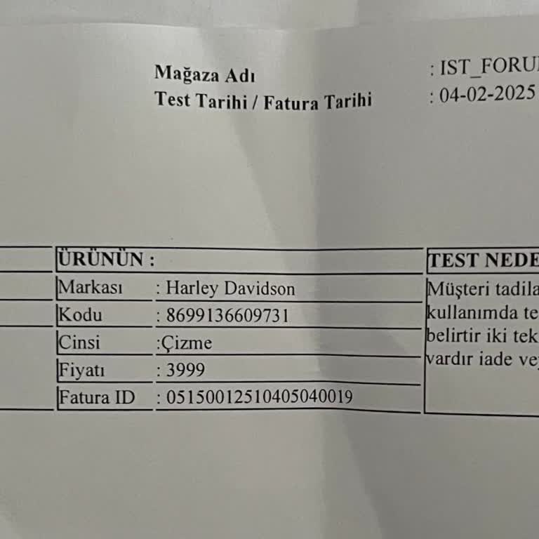 Harley-Davidson Çizme: Kalitesiz Tadilat Ve Memnuniyetsizlik
