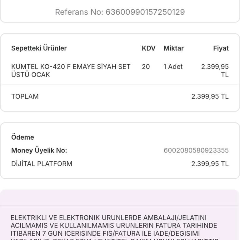 Kırık Gelen Ocak İçin Çözüm Bekliyorum