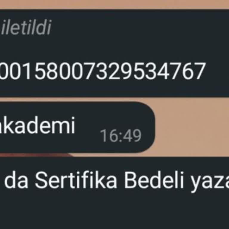 Sahte Sertifika Ve Borç Talebiyle Kandırılma