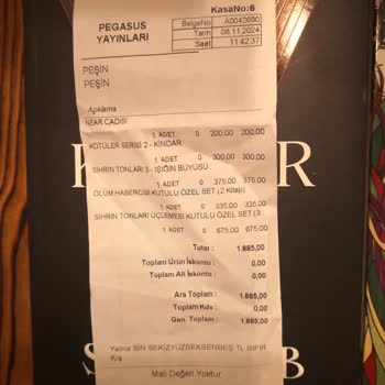 Pegasus Yayınları'ndan Yanlış Ücretlendirme Ve İade Sorunu