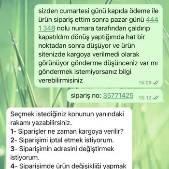 İletişim Eksikliği Ve Sipariş Sorunu