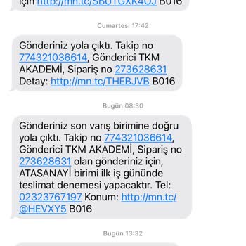 Adrese Teslim Edilmeyen Kargo Ve Saygısız Hizmet
