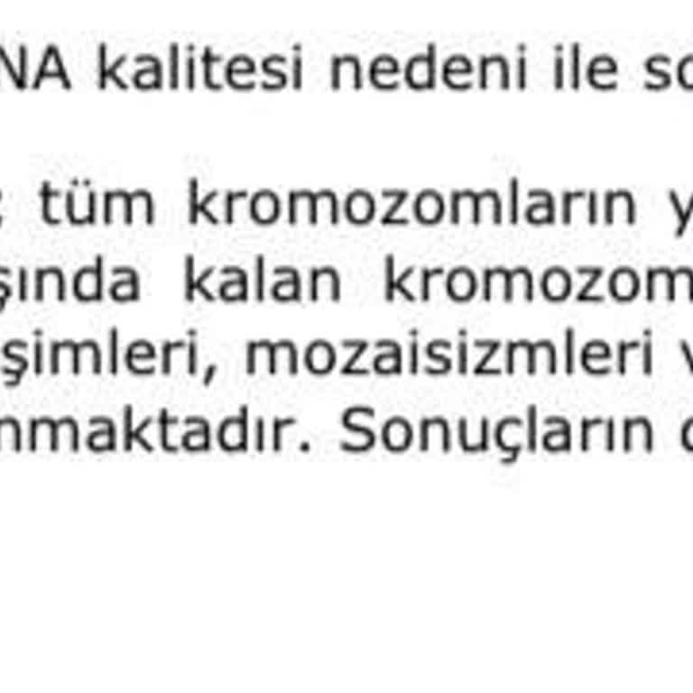 DNA Analizinde Büyük Hata Ve Mağduriyet