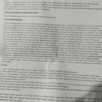 Arçelik Bulaşık Makinesi Sorunu Ve Cevapsız Talepler