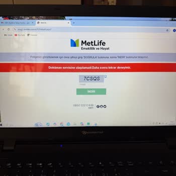 Metlife Emeklilik İptalinde Form Sorunu