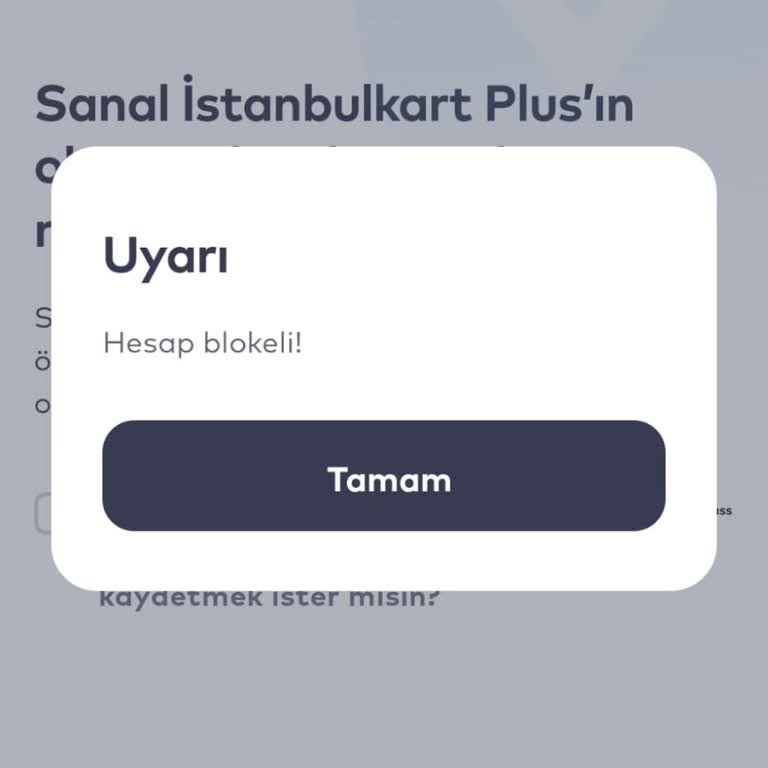 İstanbul Spor Kartı Hesap Kısıtlaması Sorunu