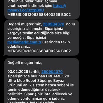 Media Markt'ta Sipariş İptali Ve Fiyat Artışı Mağduriyeti