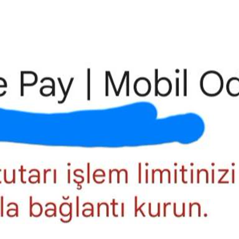 Vodafone Mobil Ödeme Limiti Sorunu