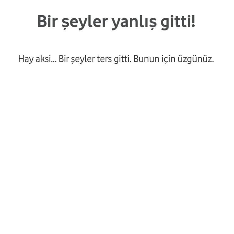 Vodafone Yanımda Çark Sorunu: Çözüm Bekliyorum!