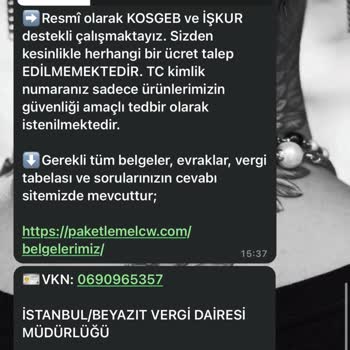 Kişisel Bilgilerin İzinsiz Kullanımı Hakkında Uyarı