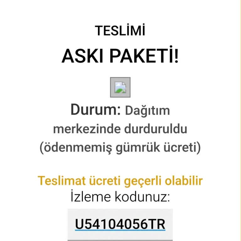 PTT Kargo Üzerinden Bilgim Dışında Yapılan İşlemler Ve Spam Mesajlar