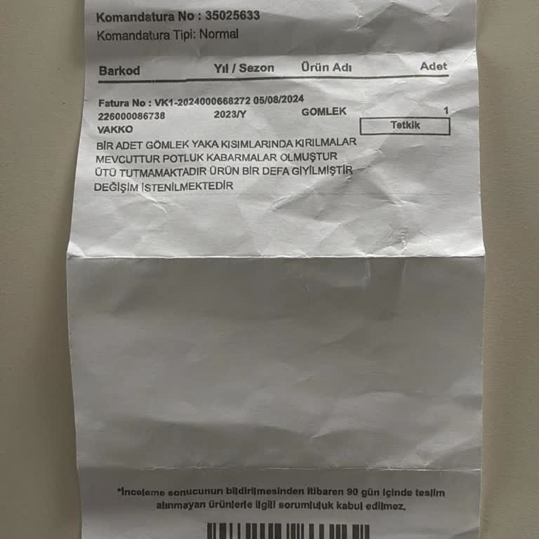 Vakko Gömleklerinde Hayal Kırıklığı: Ütü Tutmayan Ve Kırışan Ürünler