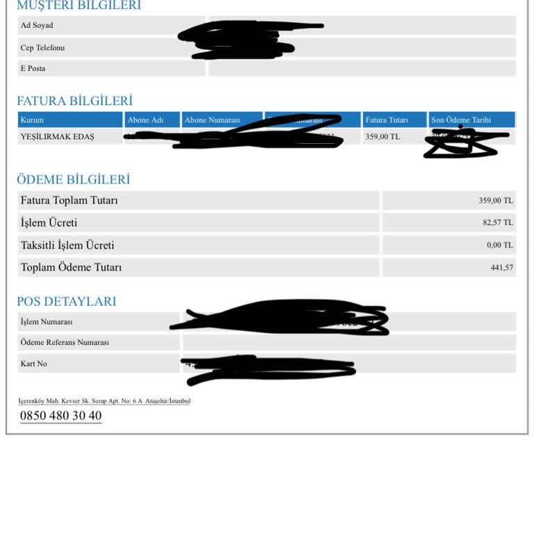 Gizli Ücret Ve Ödenmeyen Fatura Şoku