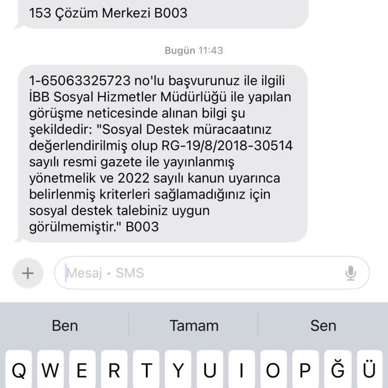 Evlilik Desteği Başvurumun Haksız Reddi