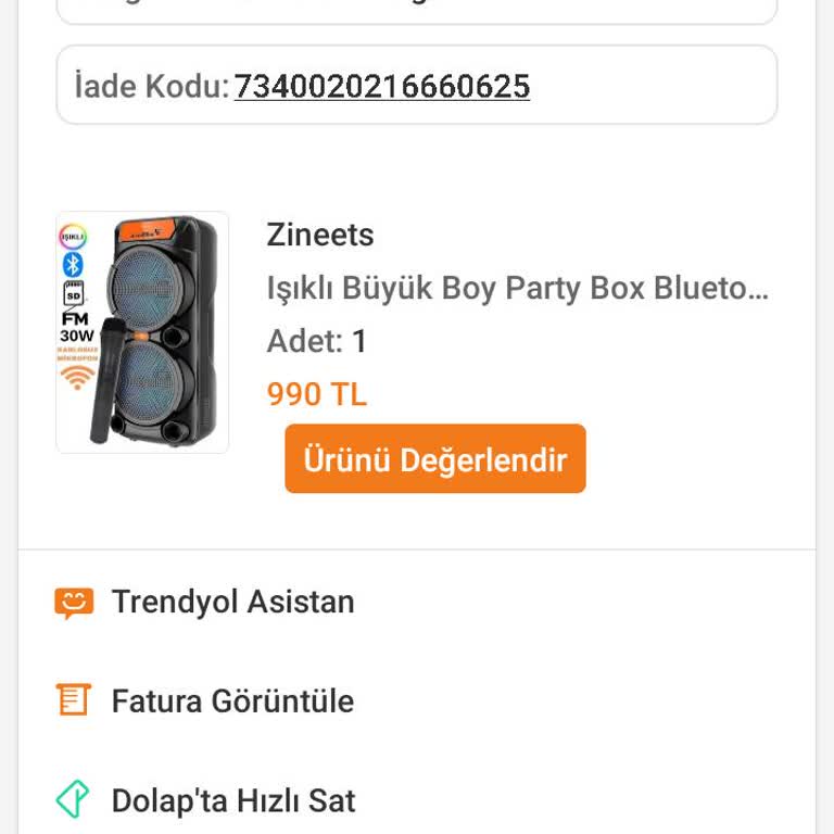 İade Edilmeyen Para Ve Bozuk Ses Sistemi