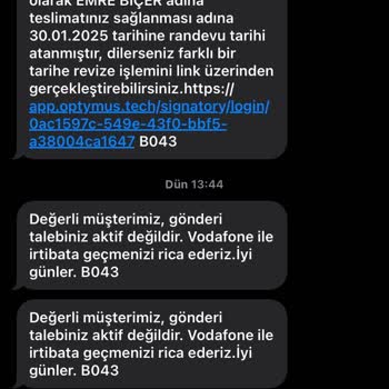 Vodafone Numara Taşıma Sürecinde Yaşanan Aksaklıklar Ve Yanıltıcı Bilgilendirme