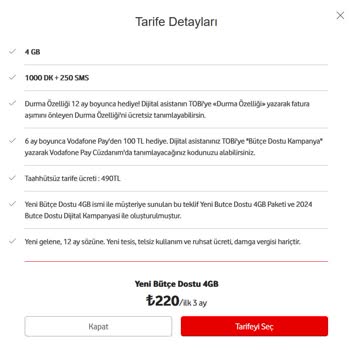 Vodafone Kampanya Hakkıma Ulaşamıyorum