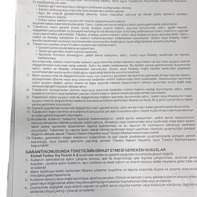 Garanti Kapsamında Yüksek Tamir Ücreti Şoku