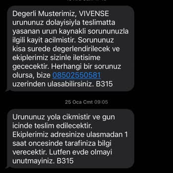 Hasarlı Ürün Ve İletişim Sorunları
