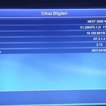 Next Uydu Cihazlarında İnternet Bağlantı Sorunu