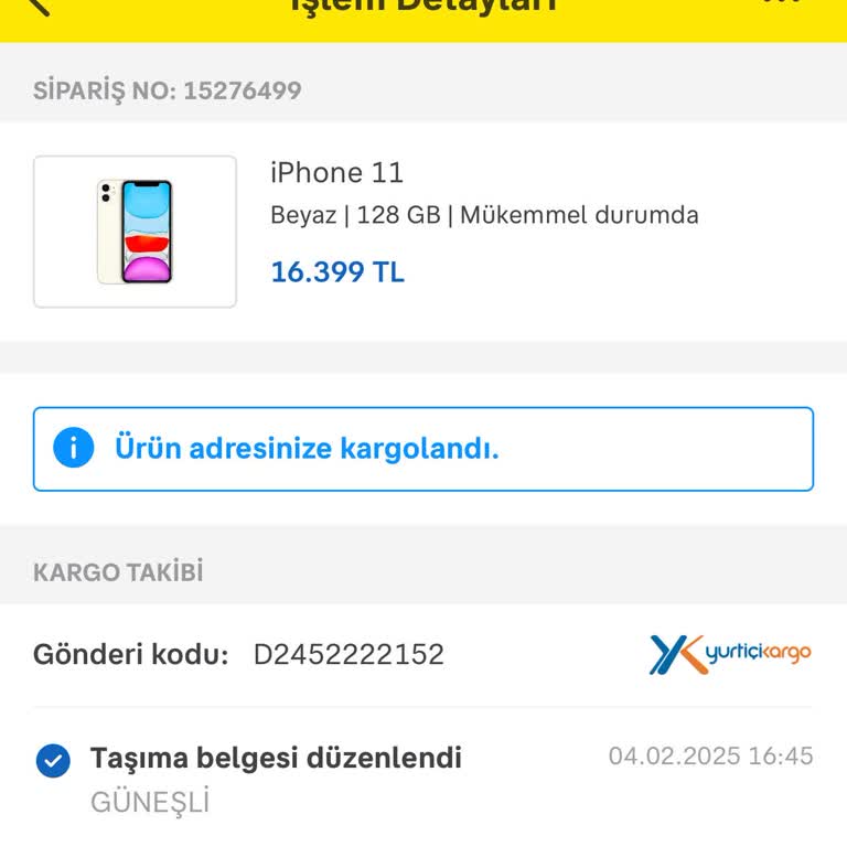 İptal Edilemeyen Sipariş Ve Yetersiz Müşteri Hizmeti