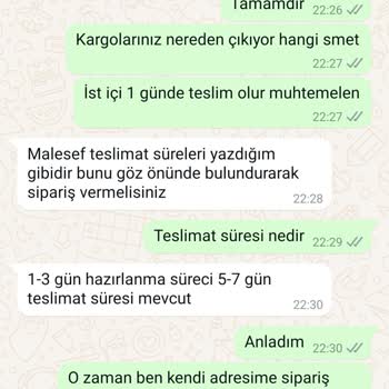 Kargo Bilgilendirmesi Ve Müşteri Hizmetleri Sorunu