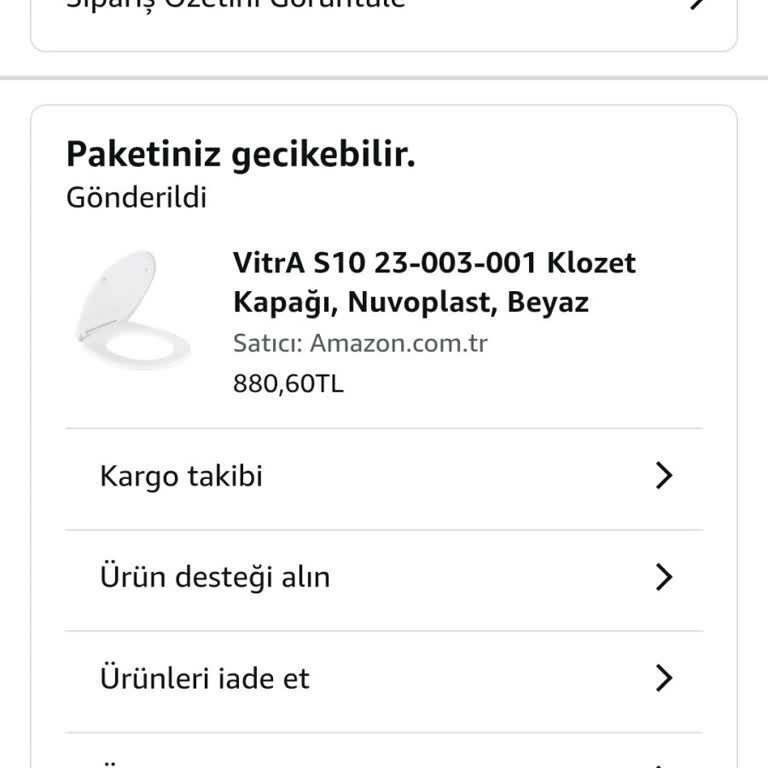 Amazon'dan Sipariş Edilen Ürün Zamanında Teslim Edilmedi