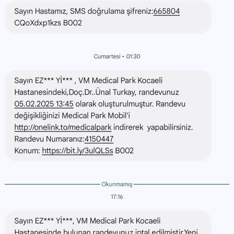 Randevu İptali Ve İletişim Sorunları
