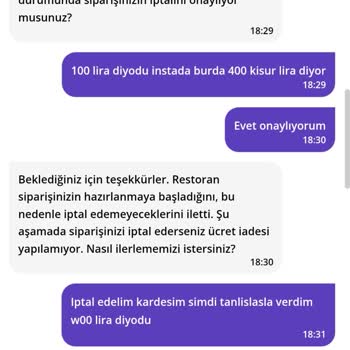 Getir'de Yanıltıcı Reklam Ve İptal Sorunu