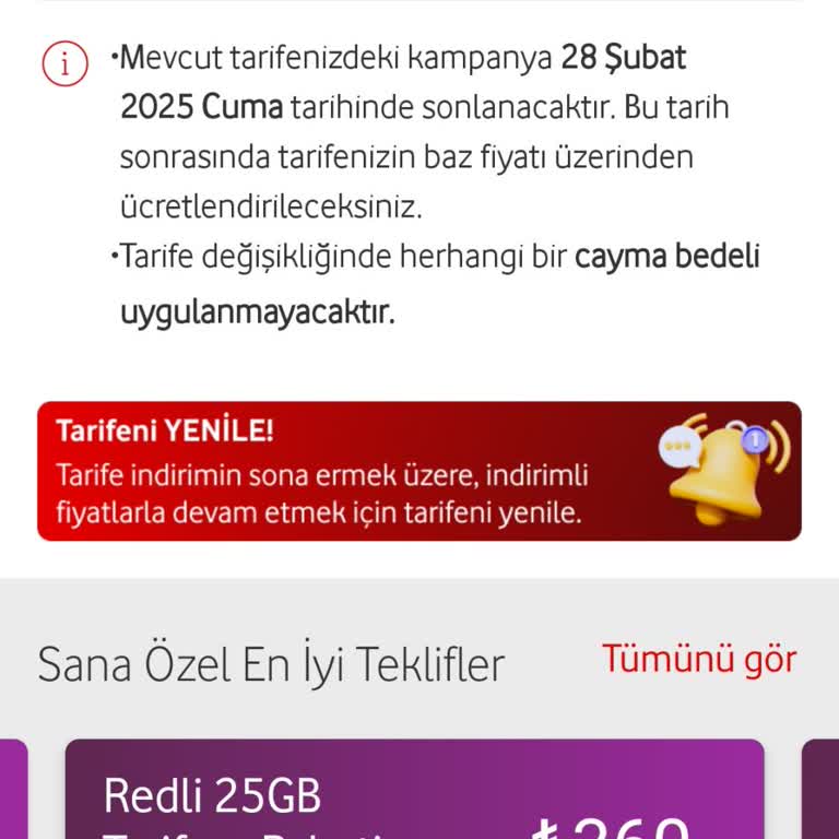 Vodafone Tarife Zammı Ve Müşteri Memnuniyeti