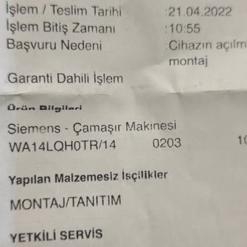 Siemens Çamaşır Makinesi Kabusum Oldu!