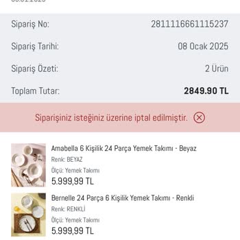 Yanlış Ürün Ve Eksik İade Sorunu