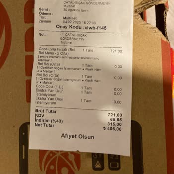 Ulukent Terra Pizza'da Eksik Malzeme Sorunu