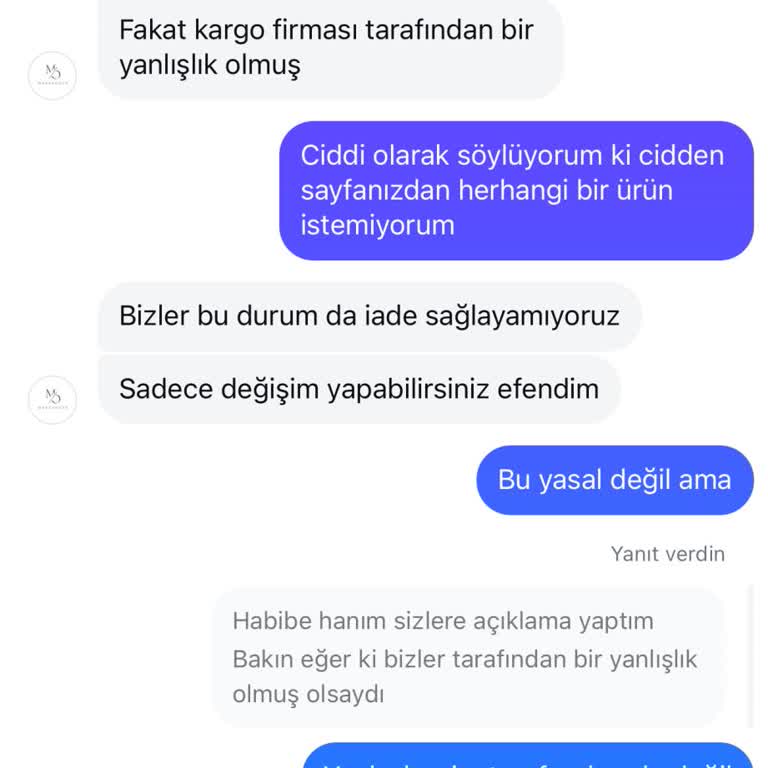 Yanlış Renk Ve İade Sorunu: Müşteri Mağduriyeti