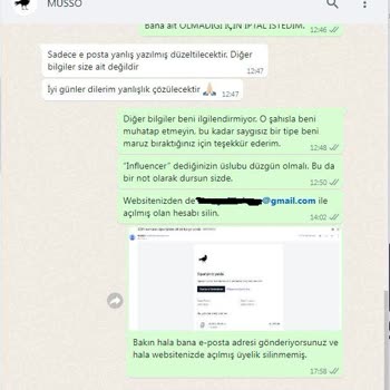 Yanlış E-posta Kullanımı Ve İlgisiz Müşteri Hizmeti