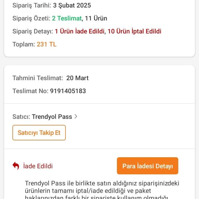 Trendyol'da Yanlış Fiyatlandırma Ve İptal Sorunu