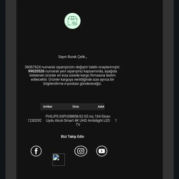 Tüketici Hakem Heyeti Kararının Uygulanmaması Ve TV Değişim Sürecindeki Aksaklıklar